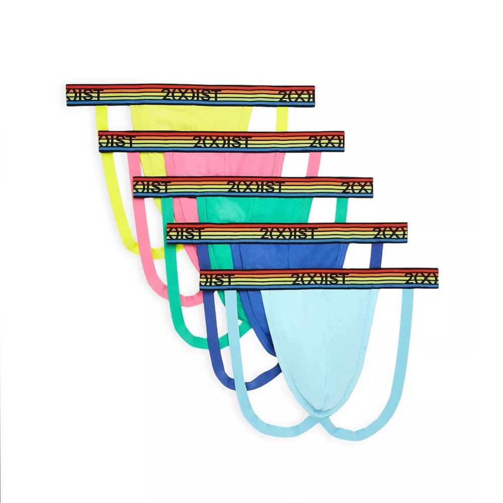 5-pk Pride jockstraps